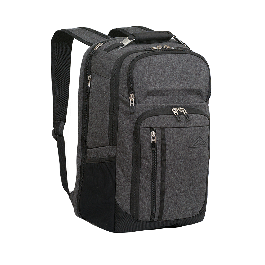 aztek 01 laptop backpack grey black AZONIC