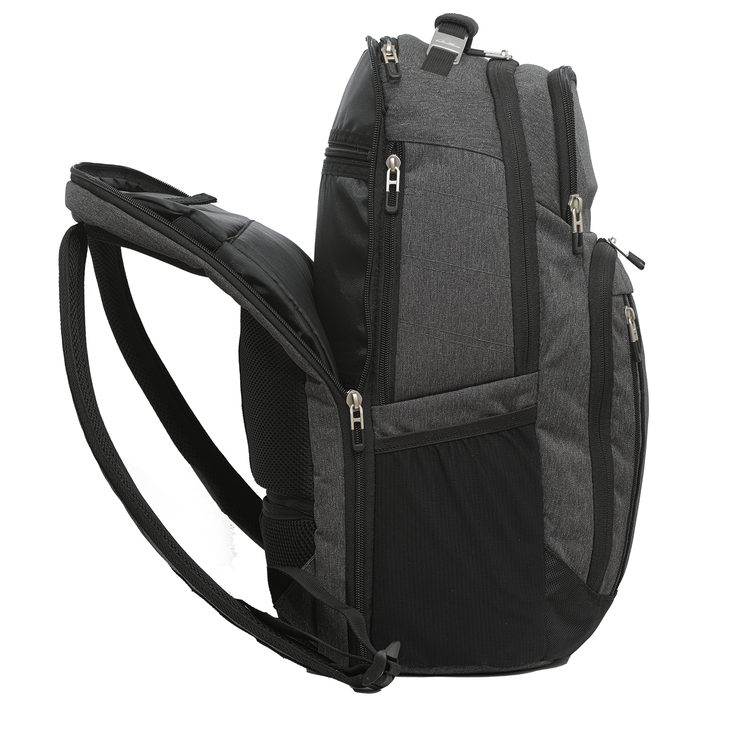 aztek 01 laptop backpack grey black AZONIC